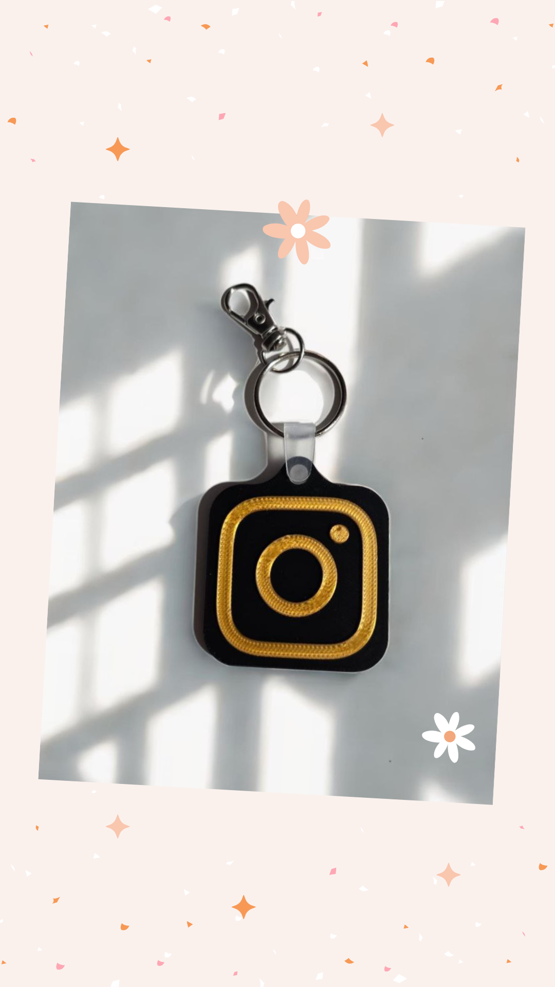 NFC Instagram Keychain
