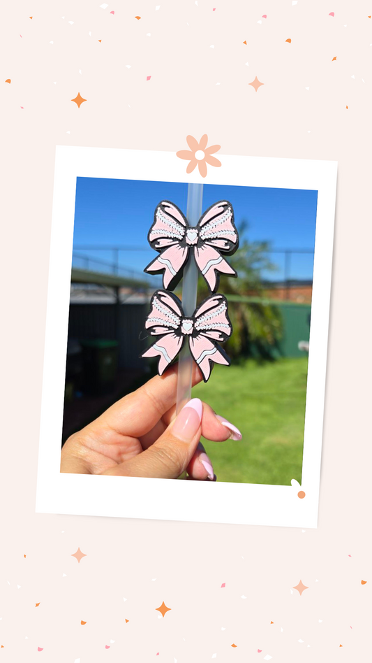 Bow Straw Topper