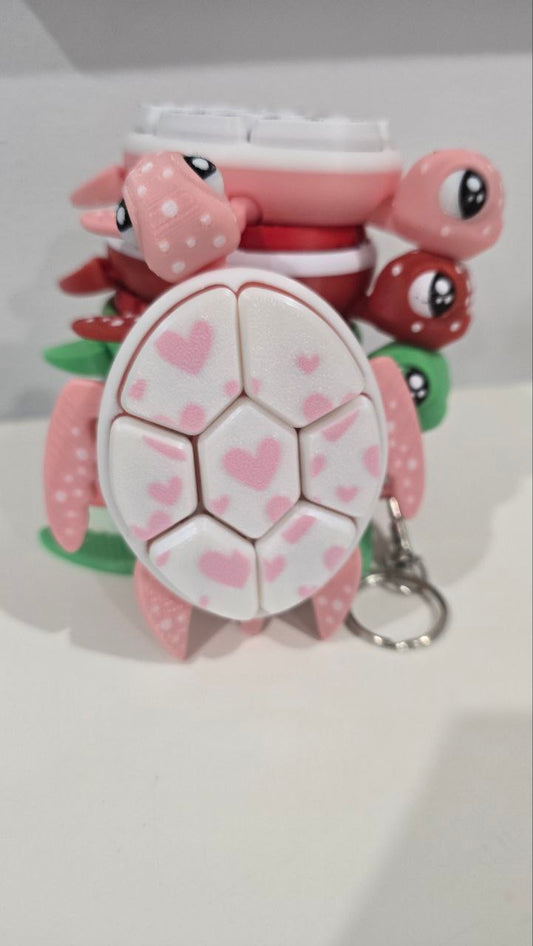 Turtle Fidget Clickers and Keychains