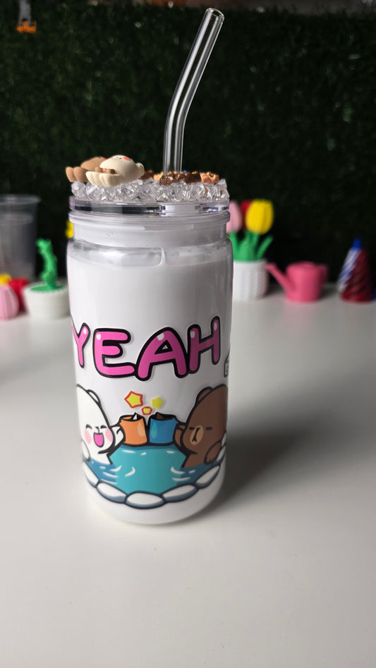 Milky 16oz Acrylic Cup