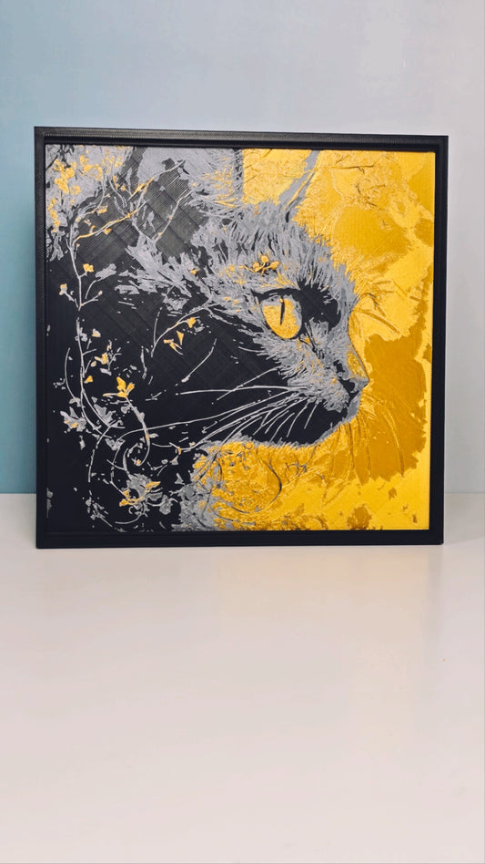 Cat with Golden Eyes