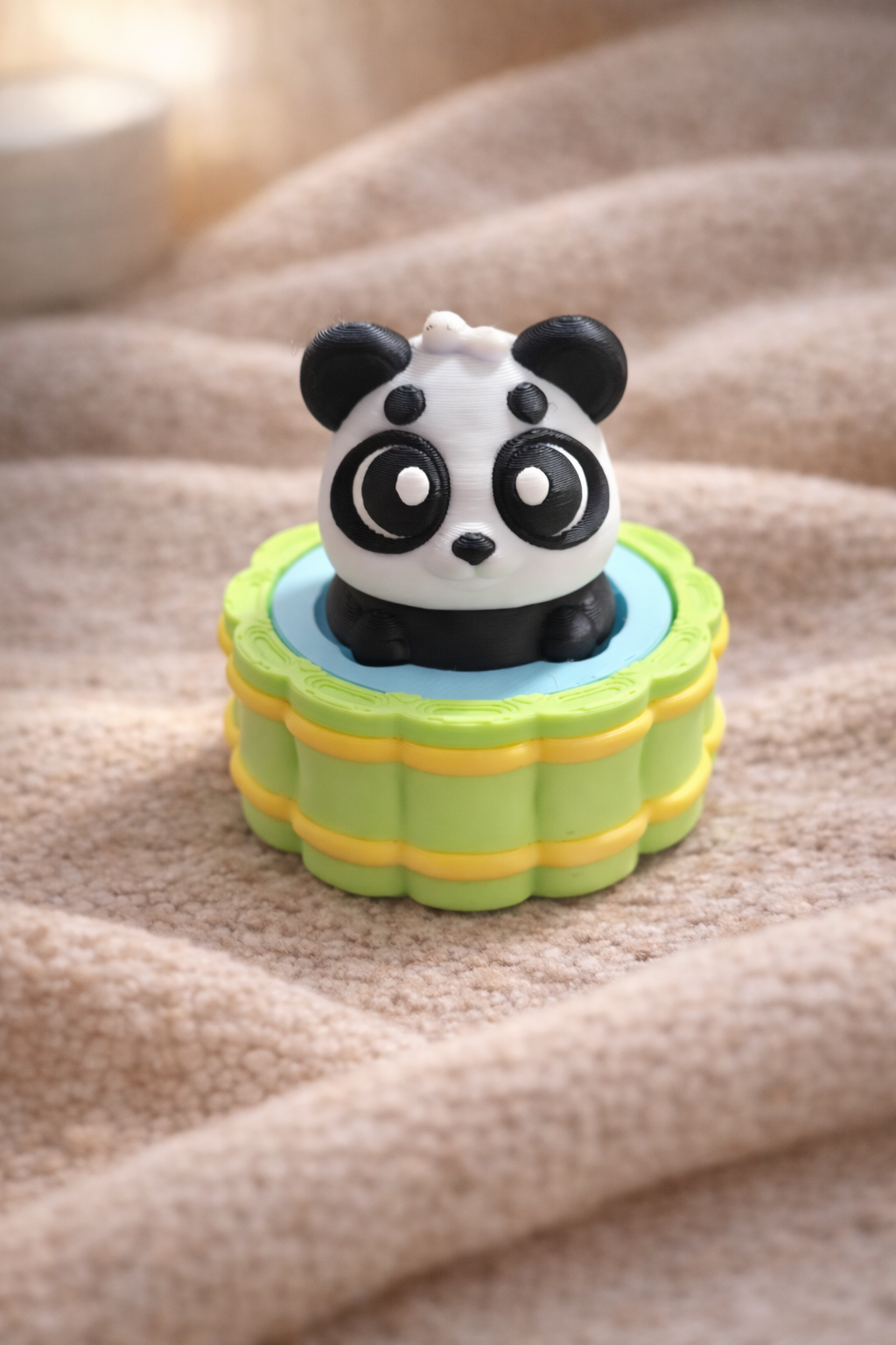 Hot Spring Bear Fidget Clicker