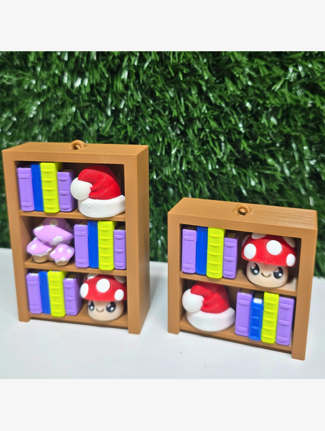 Bookish Bookcase Fidget Clicker – Cute Bookshelf Keychain for Book Lovers