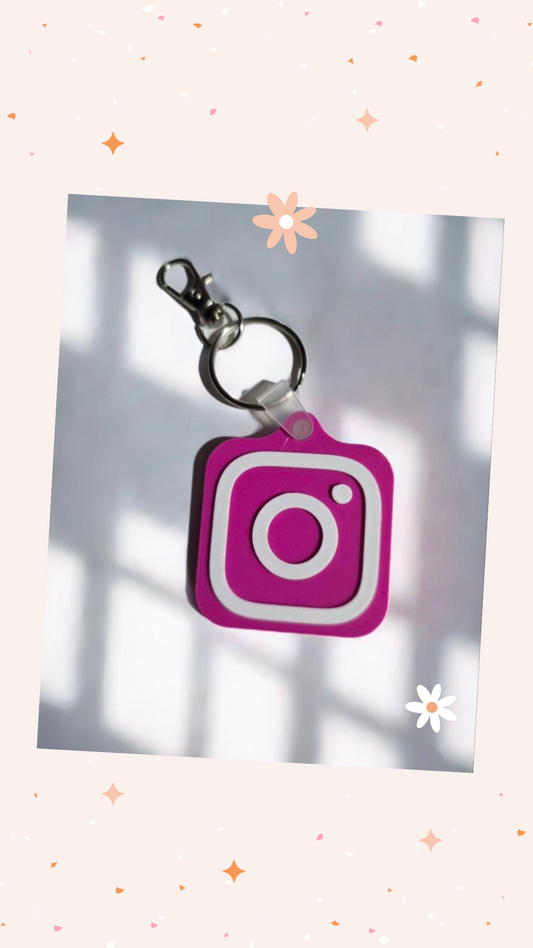 NFC Instagram Keychain