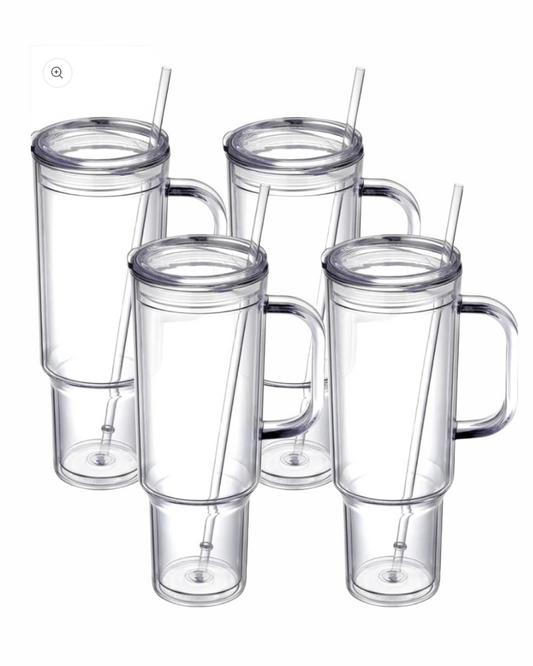 40 oz Acrylic SnowGlobe Cup