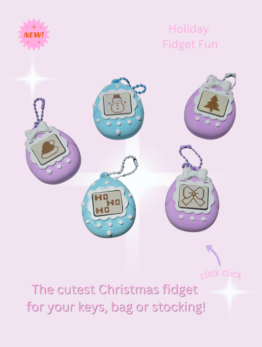 🎀 Holiday Fidget Clickers – Cute, Christmassy & So Satisfying! ❄️
