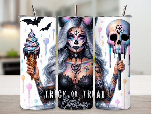 Trick or Treat 20oz Skinny Tumbler