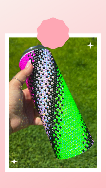ELEGANT Ombre Rhinestone Tumbler