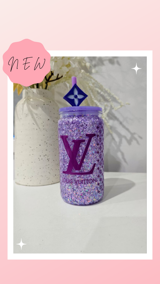 LV Acrylic Snowglobe Purple