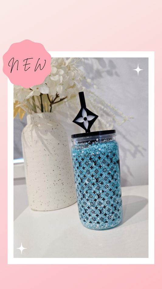 LV Acrylic Snowglobe Blue