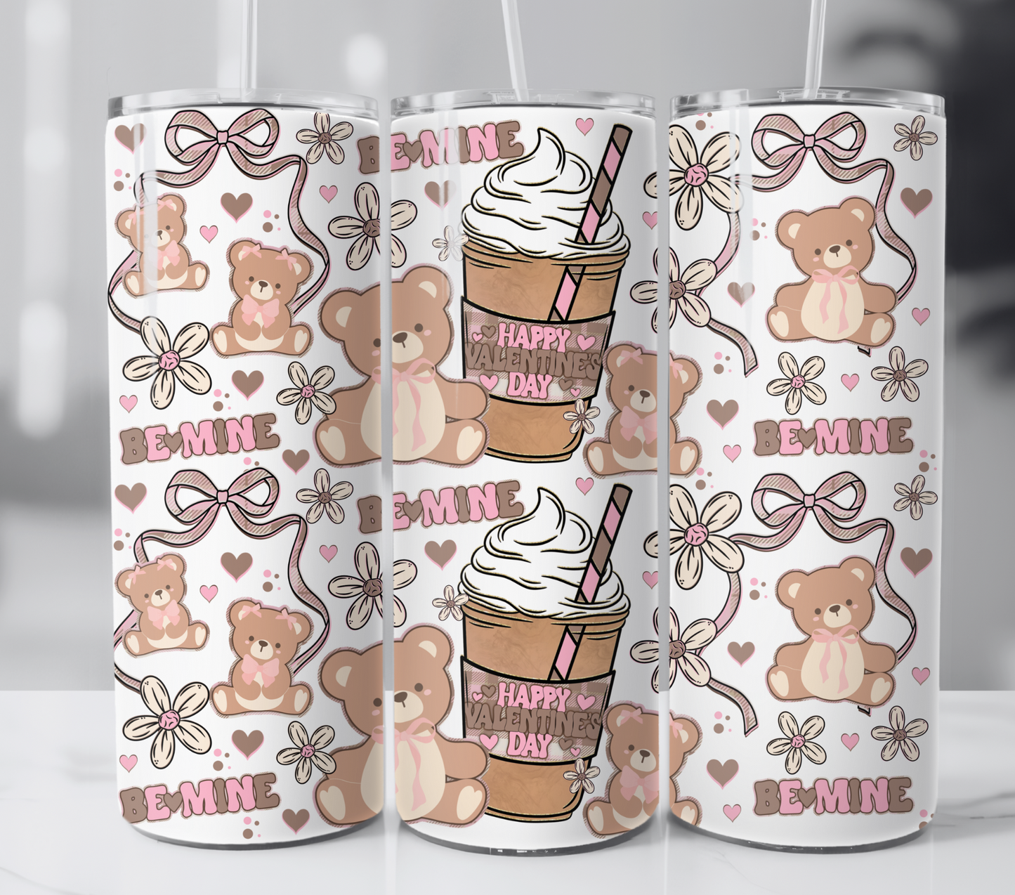 Bear Be Mine 20oz Skinny Tumbler