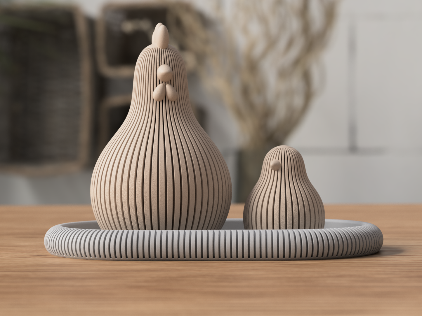 Japandi Decorative Tray