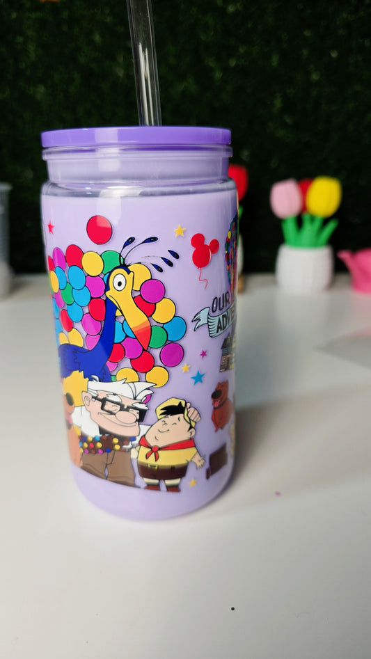 UP 16oz Acrylic Snowglobe  Purple