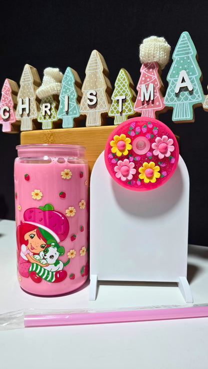 Strawberry Shortcake 16oz Acrylic Cup