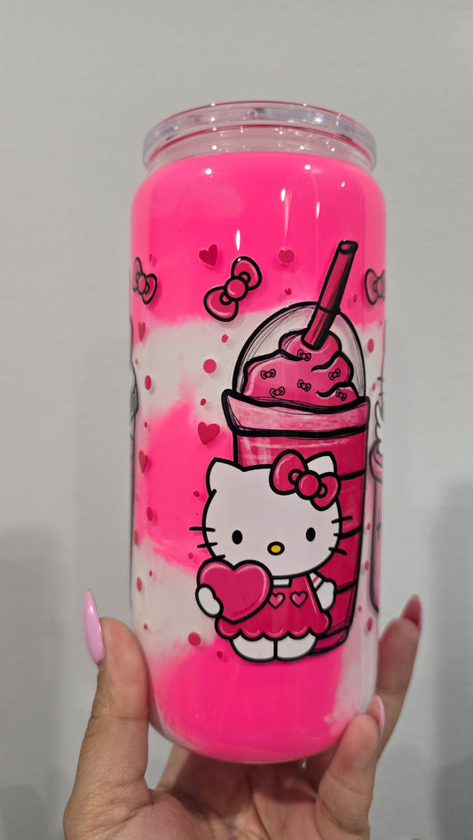 Hello Kitty (Milkshake cup) glass