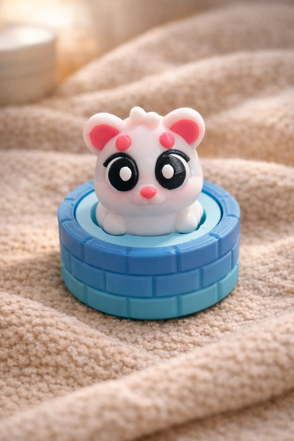 Hot Spring Bear Fidget Clicker