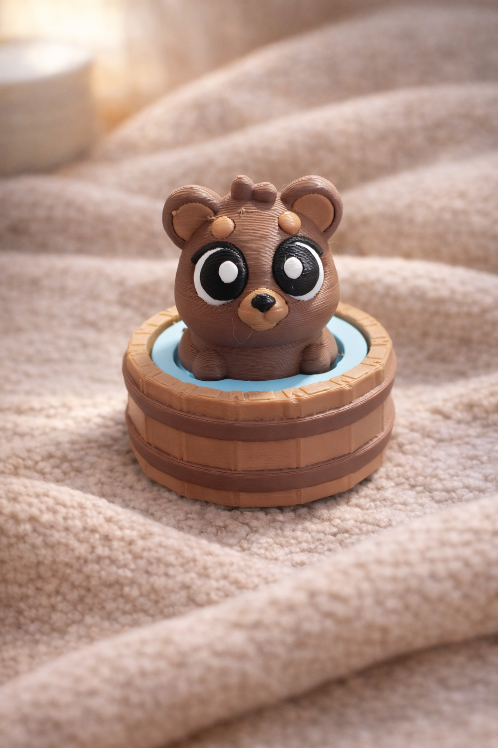 Hot Spring Bear Fidget Clicker